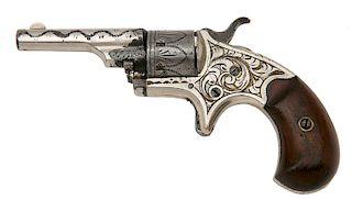 Engraved Colt Open Top Pocket Revolver