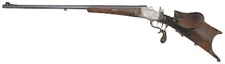 Unusual BÙchel Patent German Schuetzen Rifle by Kohler