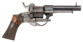 Lovely European Double Action Pinfire Revolver