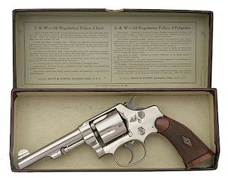 Smith and Wesson 38 Regulation Police Hand Ejector Revolver
