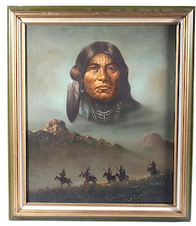 Native American Portrait & Landscape By Kenneth