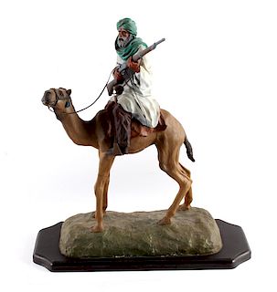 Original G.C. Wentworth "Arab on Camel" Sculpture