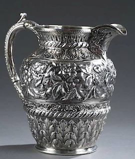 Sterling pitcher, J.E. Caldwell & Co.