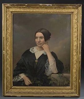 Portrait of lady, German. 1819-1856.