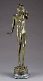 Harriet Whitney Frishmuth "Playdays" bronze.