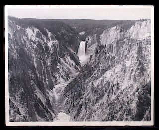 Original Lower Yellowstone Falls Photograph