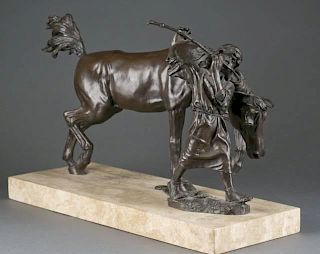 "Serenade" bronze by Maher N. Morcos.