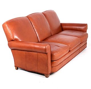 Edward H. Bohlin Authentic Leather Couch