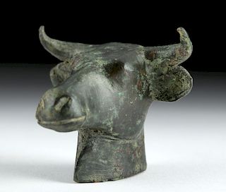 Roman Bronze Bucranium - Bull Head