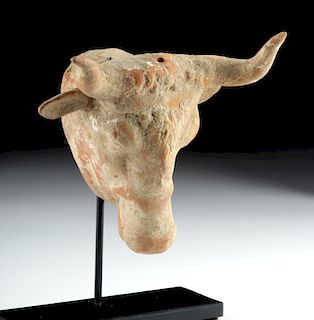 Roman Terracotta Bull Protome
