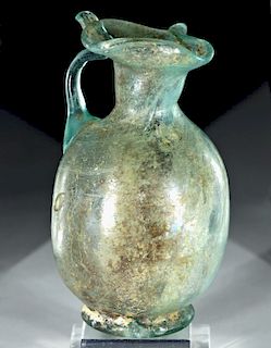 Eastern Roman Glass Trefoil Oinochoe