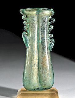 Eastern Roman Glass Double Unguentarium