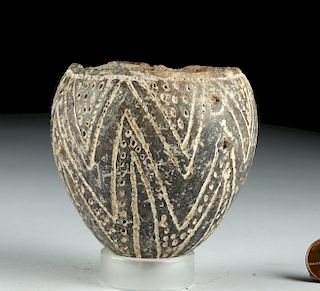 Anatolian Yortan Incised Pottery Jar