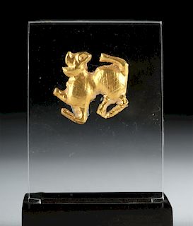 Scythian 18K+ Gold Animal / Leopard Applique