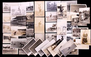 Early Rodeo Cowboy Real Photograph Postcards (43)