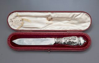 Martin, Hall & Co. Serrated Knife in Case