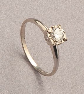 14K .43 Carat Diamond Solitaire Ring