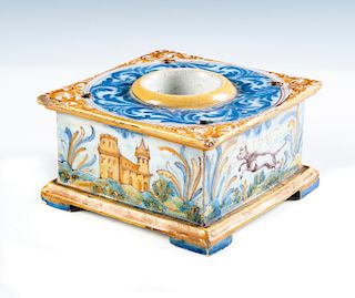 Delft Polychrome Ink Stand