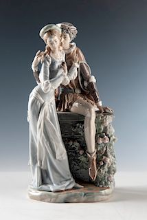 Lladro "Lovers from Verona" #1250 Porcelain Group