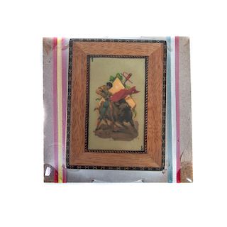 Baraja Taurina. México, siglo XX. Decorada con ilustraciones del maestro Carlos Ruano Llopis. Número de serie 851. Con caja de madera.
