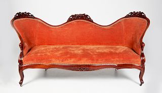 Victorian Rococo Revival Sofa