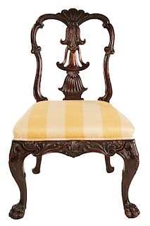 Irish Chippendale Side Chair