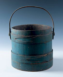 Early Bucket in Blue Paint