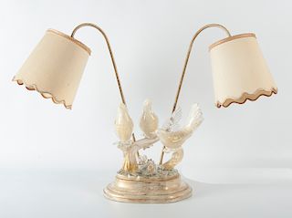 Murano Art Glass Table Lamp