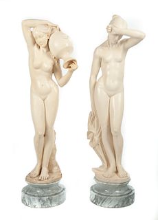 Pr Classical Style Nude Figural Sculptures