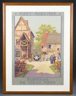 Pont Audemer Auberge Du Vieux Puits Poster