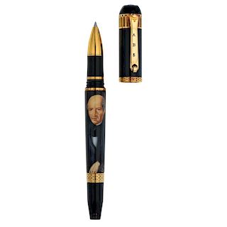 TIBALDI LIMITED EDITION 018/400 BICENTENARY OF THE INDEPENDENCE OF MEXICO 1810 - 2010 rollerball pen.