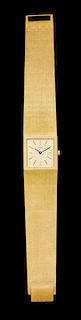 An 18 Karat Yellow Gold Ref. 9131C4 Wristwatch, Piaget,
