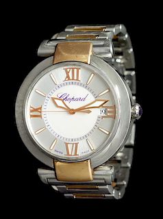 A Stainless Steel and 18 Karat Rose Gold Ref. 8531 'Imperiale' Wristwatch, Chopard,