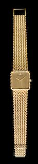 An 18 Karat Yellow Gold Ref. 37099 Wristwatch, Baume & Mercier,