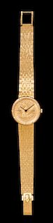 An 18 Karat Yellow Gold and US $5 Gold Coin Wristwatch, Corum,