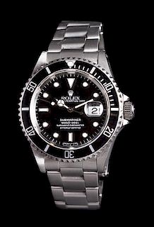 A Stainless Steel Ref. 16610 'Submariner' Wristwatch, Rolex,