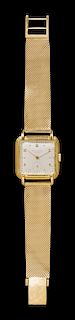 An 18 Karat Yellow Gold Ref. 2412 Wristwatch, Patek Philippe, Late 1940s,