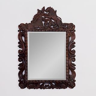 Two Black Forest Style Mirrors