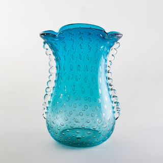 Murano Internally Decorated Glass Vase