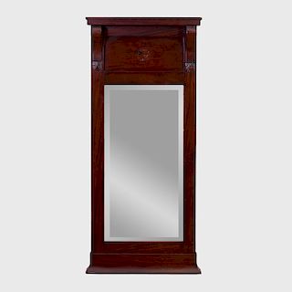American Classical Mahogany Pier Mirror
