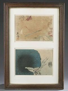 Shibata Zeshin woodblock prints