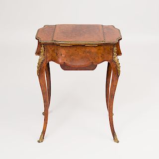 Napoleon III Gilt-Metal-Mounted Amboyna Dressing Table