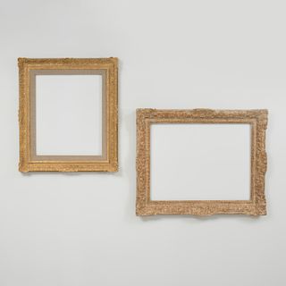 Two Régence Style Carved Giltwood Frames