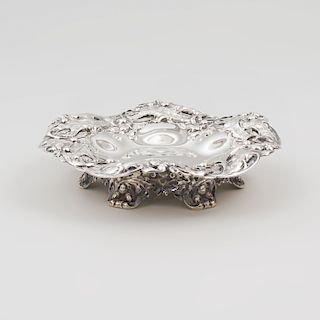 Gorham Silver Dish with Reticulated Rim