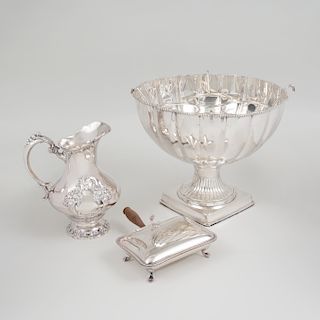 Group of Three Silver Plate Table Wares