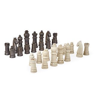 SET OF OVERSIZED CHESS PIECES
