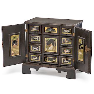 17TH/18TH C. TABLE CABINET OF WONDERS