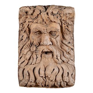 FOUNTAIN HEAD IN THE FORM OF A GREEN MAN