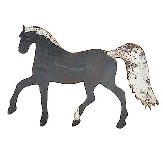 CAST IRON HORSE SILHOUETTE