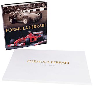 F - D'Alessio, Paolo. Formula Ferrari. Milano: S. E. P. Editrice ,2001. 4o. marquilla, 503 p. 30 láminas sueltas. Edic...